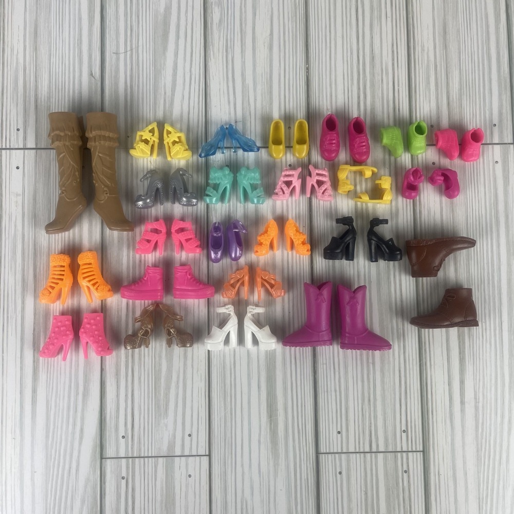 Mattel Barbie Doll Shoes 24 Pairs BARBIE CHELSEA KEN‎